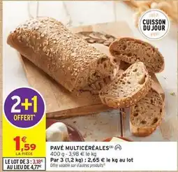 Intermarché Pavé multicereales offre