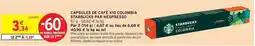 Intermarché Nespresso - capsules de café x10 colombia offre