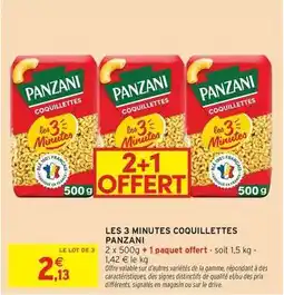 Intermarché Panzani - les 3 minutes coquillettes offre