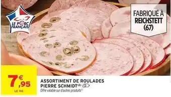 Pierre schmidt - assortiment de roulades