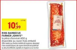 Intermarché Signal - ribs barbecue offre