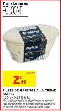 Intermarché Signal - filets de harengs à la crème offre