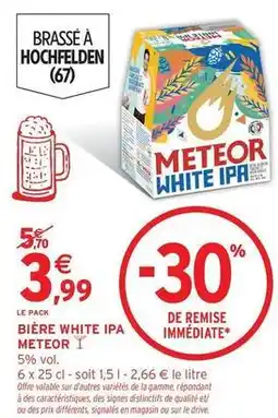 Intermarché Meteor - bière white ipa offre