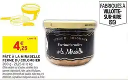 Intermarché Signal - pâté à la mirabelle offre