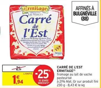 Ermitage - carré de l'est