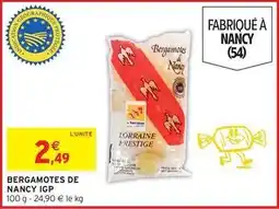 Intermarché Nancy - bergamotes de igp offre