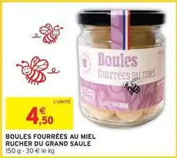 Intermarché Boules fourrées au miel offre