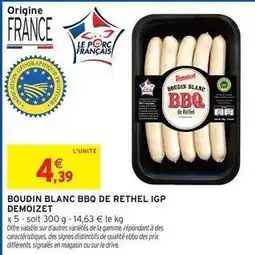 Intermarché Signal - boudin blanc bbq de rethel igp offre