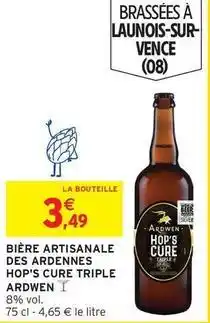 Intermarché Ardwen - bière artisanale des ardennes offre