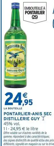 Intermarché Signal - pontarlier-anis sec distillerie guy offre