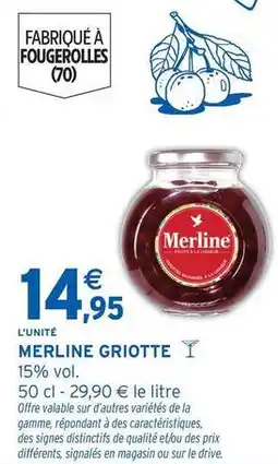 Intermarché Signal - merline griotte offre