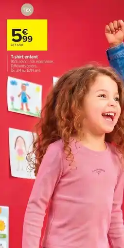 Carrefour Drive T-shirt enfant offre