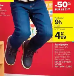 Carrefour Drive Jean garçon offre