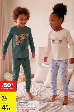 Carrefour Drive Pyjama enfant offre