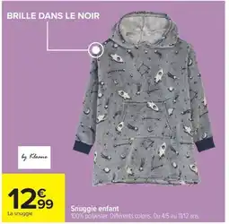 Carrefour Drive Snuggie enfant offre