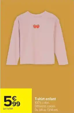 Carrefour Drive T-shirt enfant offre