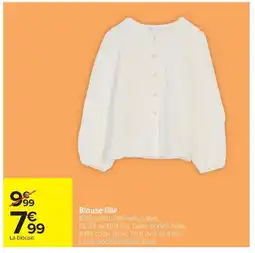 Carrefour Drive Blouse fille offre