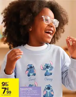 Carrefour Drive Sweatshirt fille offre