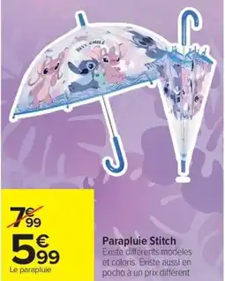 Carrefour Drive Parapluie Stitch offre
