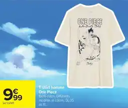 Carrefour Drive T-shirt homme One Piece offre