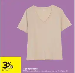 Carrefour Drive T-shirt femme offre