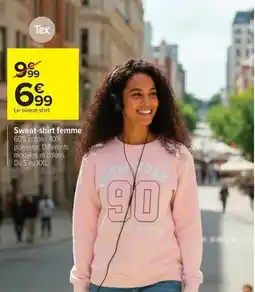 Carrefour Drive Sweat-shirt femme offre