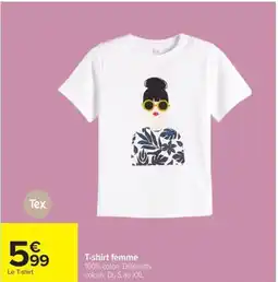 Carrefour Drive T-shirt femme offre