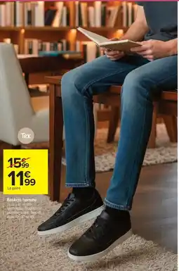 Carrefour Drive Baskets homme offre