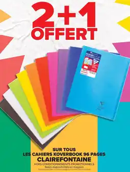 Carrefour Drive CLAIREFONTAINE Sur tous les cahiers koverbook 96 pages offre