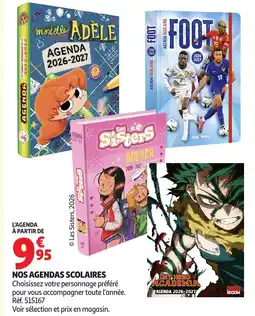 Auchan Nos agendas scolaires offre