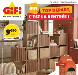GiFi L'étagère 2 cubes offre