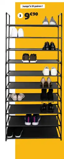 GiFi Range-chaussures 35 paires offre