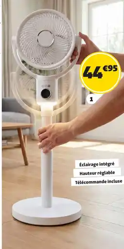 GiFi Ventilateur circulaire avec éclairage intégré offre