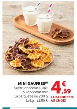 Super U Mini gaufres offre