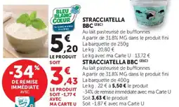 Super U Stracciatella bbc offre