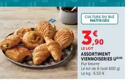 Super U Assortiment viennoiseries u offre