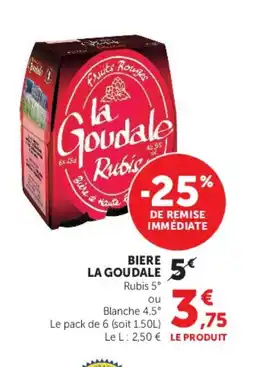 Super U LA GOUDALE Biere offre