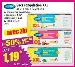 Norma Multi tec sacs congélation xxl offre