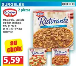 Norma Dr. oetker 2 pizzas offre