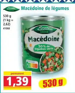 Norma Ernte krone macédoine de légumes offre