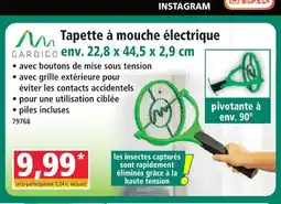 Norma Gardico tapette à mouche électrique offre