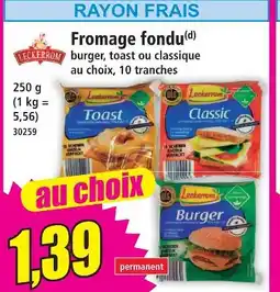 Norma Leckerrom fromage fondu offre