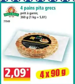 Norma 4 pains pita grecs offre