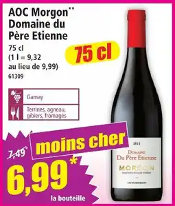 Norma Domaine du père etienne aoc morgon offre