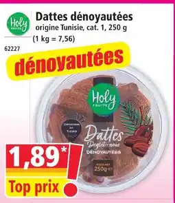Norma Holy fruits dattes dénoyautées offre