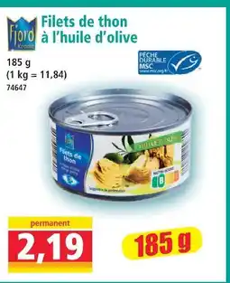 Norma Filets de thon à l'huile d'olive offre