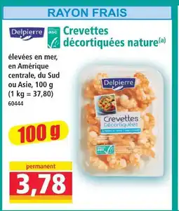 Norma Delpierre crevettes décortiquées nature offre