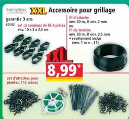 Norma Sunnydays set de tendeurs de fil offre