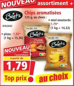 Norma Bret's chips aromatisées miel moutarde offre