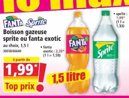 Norma Sprite boisson gazeuse sprite offre